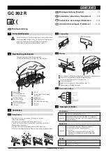 Preview for 1 page of GEZE GC 302 R Installation Instructions Manual