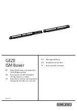 Предварительный просмотр 1 страницы GEZE ISM Boxer Installation Instructions Manual