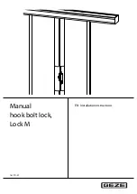 GEZE Lock M Installation Instructions Manual preview