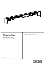 Предварительный просмотр 1 страницы GEZE Powerdrive PL Pre-Installation Instructions