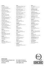 Preview for 96 page of GEZE Slimchain 230V AC Wiring Diagram