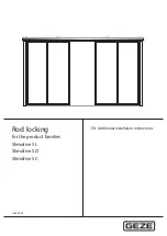 GEZE Slimdrive SC Additional Installation Instructions предпросмотр