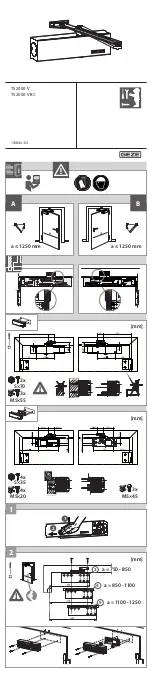 GEZE TS 2000 V Manual preview