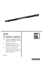 GEZE TS 5000 E-ISM BG Manual preview