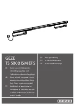 GEZE TS 5000 ISM EFS Installation Instructions Manual preview