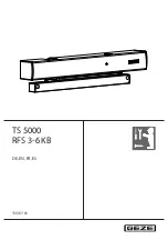 Предварительный просмотр 1 страницы GEZE TS 5000 RFS KB Manual