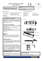 GEZE TS1200 Installation Instructions preview