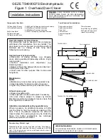 GEZE TS4000EFS Installation Instructions предпросмотр