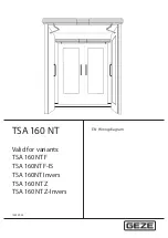 GEZE TSA 160 NT F Wiring Diagram предпросмотр