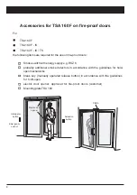 Preview for 8 page of GEZE TSA 160 Planning Document