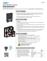 GF 3-9900.270-MX Installation And Programming preview