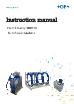 Preview for 1 page of GF CNC 4.0 400 Instruction Manual