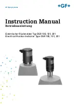 Предварительный просмотр 1 страницы GF DSR 100 Instruction Manual