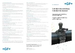 Preview for 1 page of GF ELGEF Plus d180 mm Installation Manual