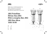 GF JRG 1830 Operating And Maintenance Instructions Manual предпросмотр