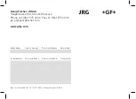 Preview for 44 page of GF JRG 1830 Operating And Maintenance Instructions Manual