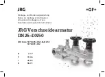 Preview for 1 page of GF JRG 5195.025 Installation And Operation Instructions Manual