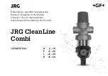 GF JRG CleanLine Combi 1370.025 Operating And Maintenance Instructions Manual preview