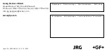 Preview for 24 page of GF JRGUTHERM JRG 6320 Installation And Operating Instructions Manual