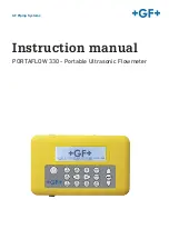 Предварительный просмотр 1 страницы GF PORTAFLOW 330 Instruction Manual