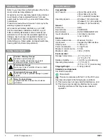 Предварительный просмотр 2 страницы GF Signet 0252 Operating Instructions Manual