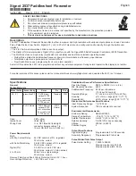 GF Signet 2537 Instruction Manual предпросмотр