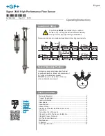 Preview for 1 page of GF Signet 2540 Operating Instructions Manual