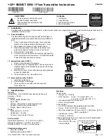 GF SIGNET 8550-1 Instructions предпросмотр