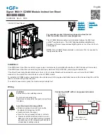 GF Signet 9900 H COMM Instruction Sheet preview