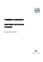 GFA ELEKTROMAT SE 9.32-25,40 Installation Instructions Manual preview