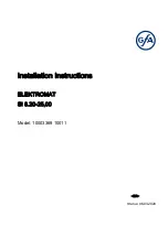 GFA ELEKTROMAT SI 8.20-25,00 10003369 10011 Installation Instructions Manual preview