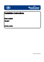 Preview for 1 page of GFA ELEKTROMATEN TS 971 Installation Instructions Manual