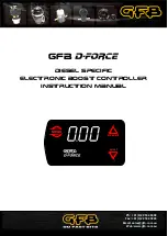 Предварительный просмотр 1 страницы GFB D-FORCE Instruction Manual