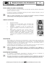 Preview for 5 page of GFC PUPILLO A3200 Operating And Maintenance Instructions Manual