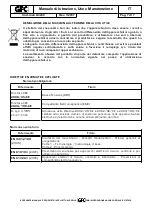 Preview for 7 page of GFC PUPILLO A3200 Operating And Maintenance Instructions Manual