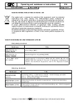 Preview for 12 page of GFC PUPILLO A3200 Operating And Maintenance Instructions Manual