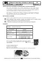 Preview for 16 page of GFC PUPILLO A3200 Operating And Maintenance Instructions Manual