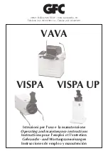 Preview for 1 page of GFC VAVA Operating And Maintenance Instructions Manual