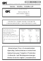 Preview for 3 page of GFC VAVA Operating And Maintenance Instructions Manual