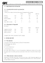 Preview for 6 page of GFC VAVA Operating And Maintenance Instructions Manual