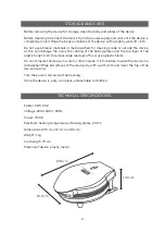 Предварительный просмотр 21 страницы GFGRIL GFW-032 User Manual