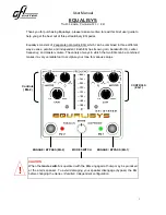 Предварительный просмотр 1 страницы GFI System Equalisys User Manual