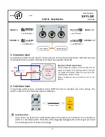 Предварительный просмотр 3 страницы GFI System SKYLAB REVERB User Manual