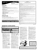 gfm MJ420FG Owner'S Manual preview