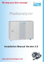 gfm Peakanalyzer Installation Manual preview