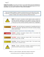 Preview for 2 page of GForce Ultra Installation, Operation And Maintenance Manual