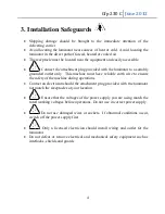 Preview for 4 page of Gfp 230 C Operating Manual