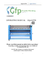 Gfp 663TH Operation Manual preview
