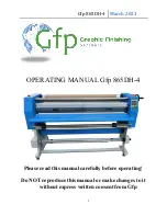 Gfp 865DH-4 Operating Manual preview