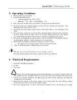 Preview for 5 page of Gfp 865DH Operating Manual